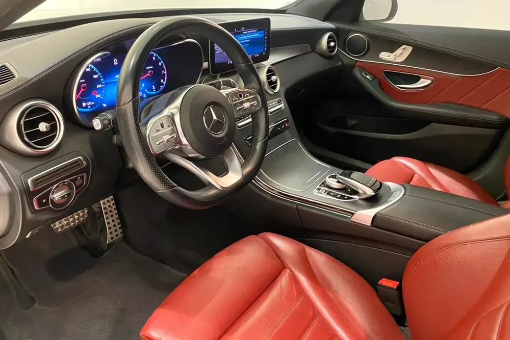MERCEDES BENZ C300  WHITE COLOR MODEL 2019 57,000 KM GERMAN Spec - Image 8