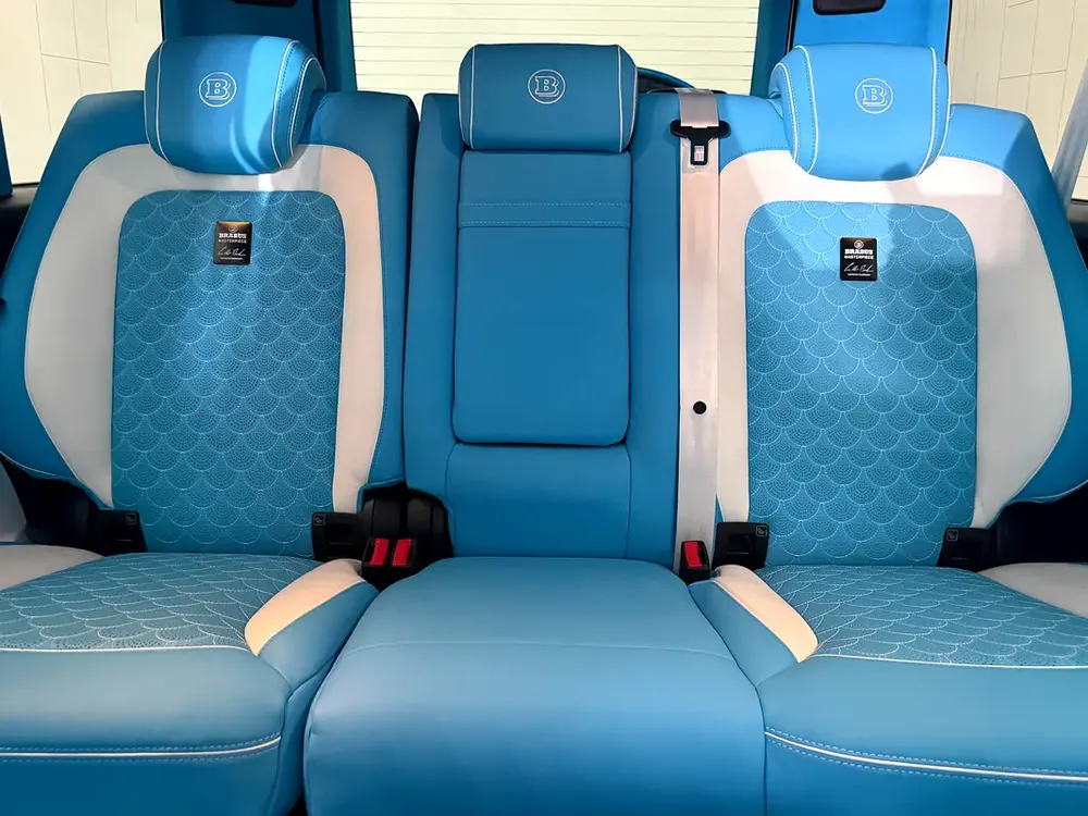2025 Brand New Mercedes-Benz G63 AMG | Brabus G800 Kit | 0 KM | White/Sky Blue Interior - Image 10