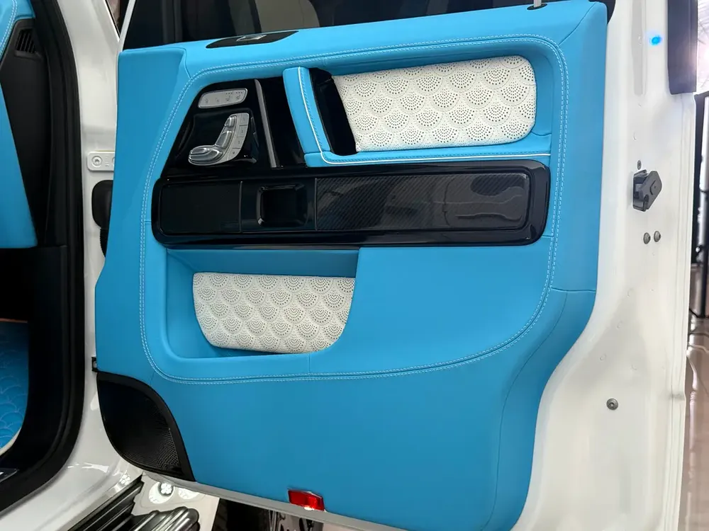 2025 Brand New Mercedes-Benz G63 AMG | Brabus G800 Kit | 0 KM | White/Sky Blue Interior - Image 12