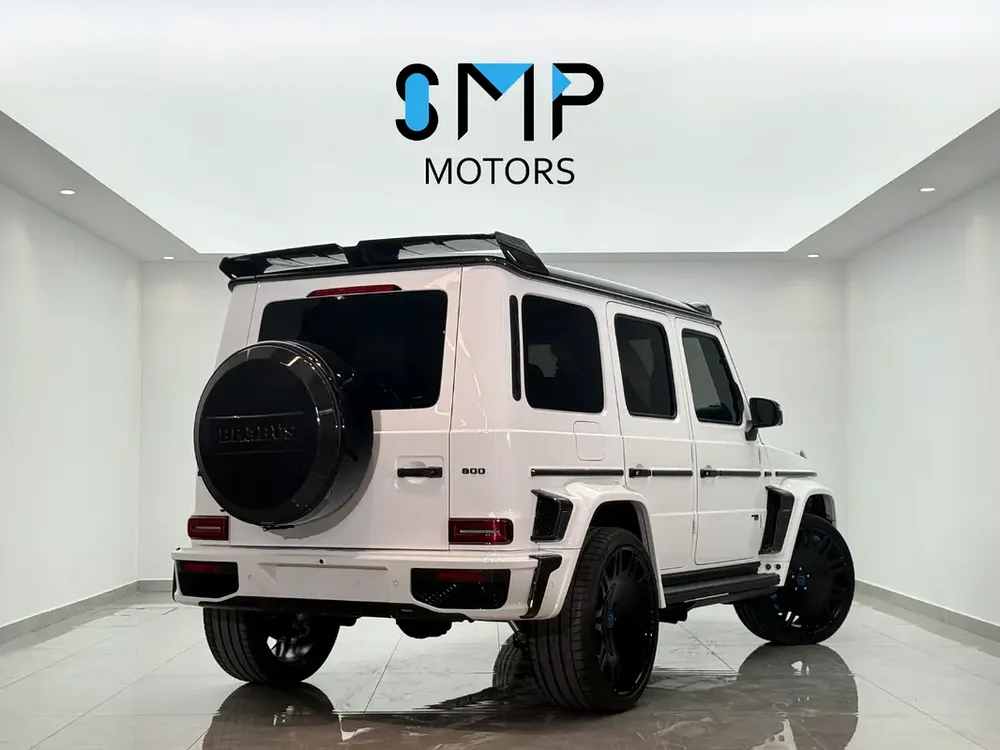 2025 Brand New Mercedes-Benz G63 AMG | Brabus G800 Kit | 0 KM | White/Sky Blue Interior - Image 5