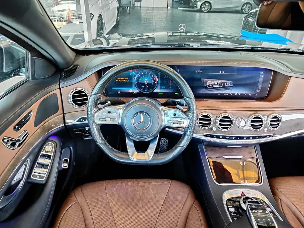 AED 2,250 P.M | 2020 Mercedes-Benz S320 | Under Warranty | GCC | - Image 10