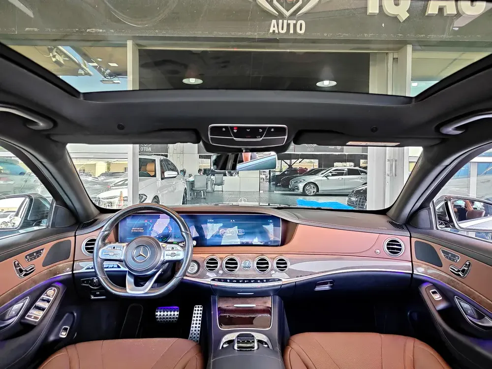 AED 2,250 P.M | 2020 Mercedes-Benz S320 | Under Warranty | GCC | - Image 9