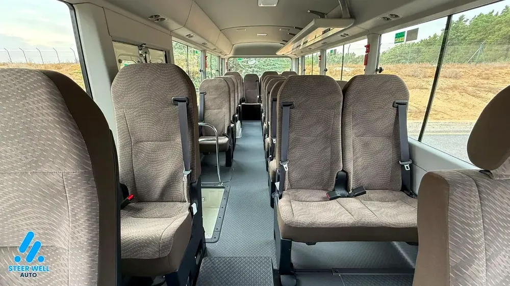 2025 Toyota Coaster  | 23-Seater | 4.0L Diesel | RWD | GCC Specs | Full Option White | BEST PRICE - Image 18