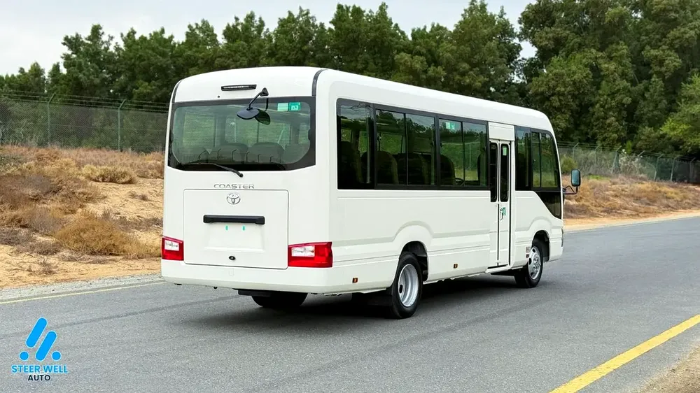 2025 Toyota Coaster  | 23-Seater | 4.0L Diesel | RWD | GCC Specs | Full Option White | BEST PRICE - Image 6