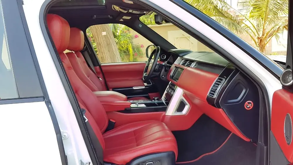 VIP 2021 FACELIFT RANGE ROVER VOGUE .. F.S.H .. FULLY LOADED … TOP RANGE .. RED INTERIOR - Image 18