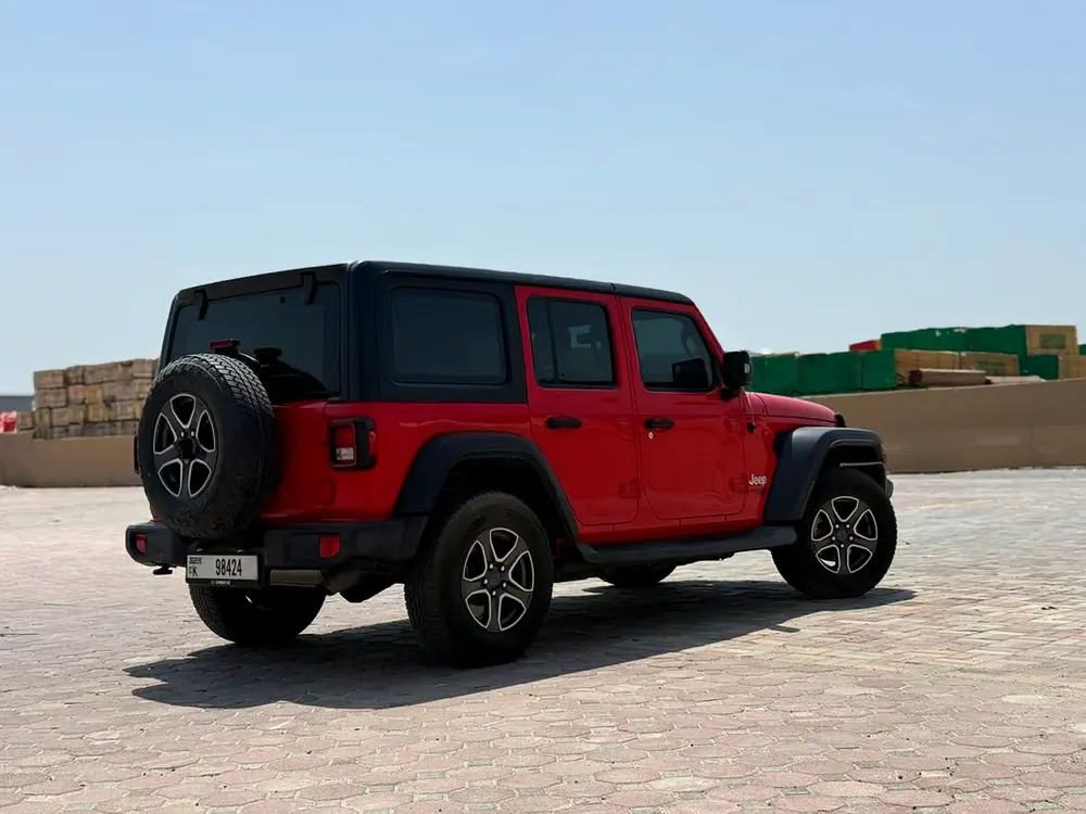 2018 Jeep Wrangler Unlimited Sport - GCC Specs - Low mileage - Very clean car - Image 7