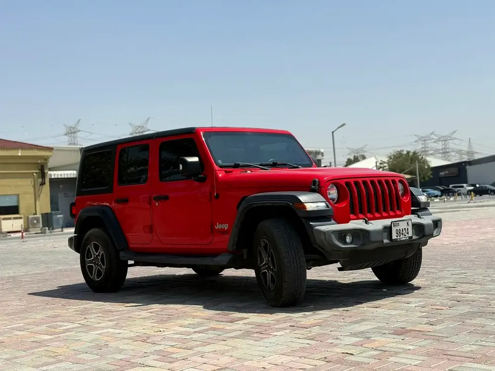 2018 Jeep Wrangler Unlimited Sport - GCC Specs - Low mileage - Very clean car - Image 8