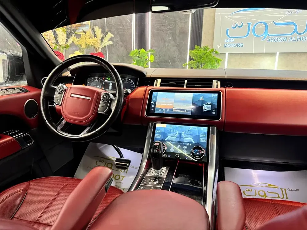 AUTOBIOGRAPHY RANGE ROVER SPORT V8 || RED INT || TOP RANGE || GCC || ACCIDENTS FREE || LOW MILEAGE - Image 13