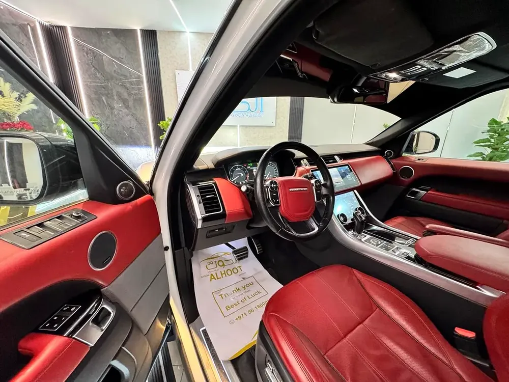 AUTOBIOGRAPHY RANGE ROVER SPORT V8 || RED INT || TOP RANGE || GCC || ACCIDENTS FREE || LOW MILEAGE - Image 16