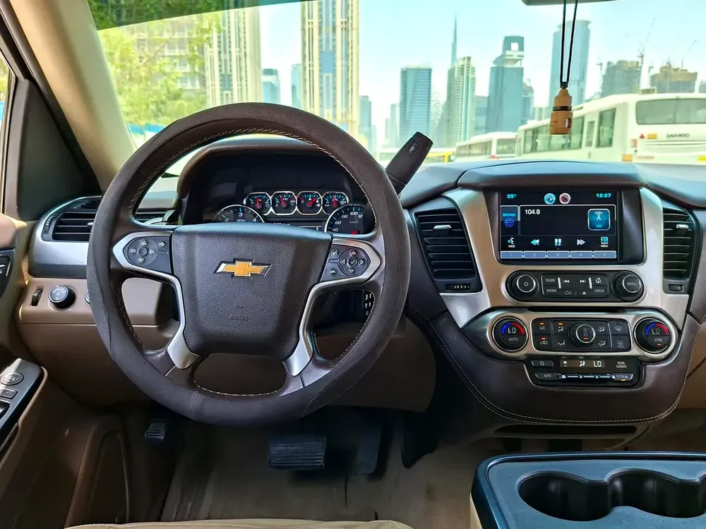 AED 3358/month | 2015 Chevrolet Tahoe  | GCC Specs | Ref#463432 - Image 10