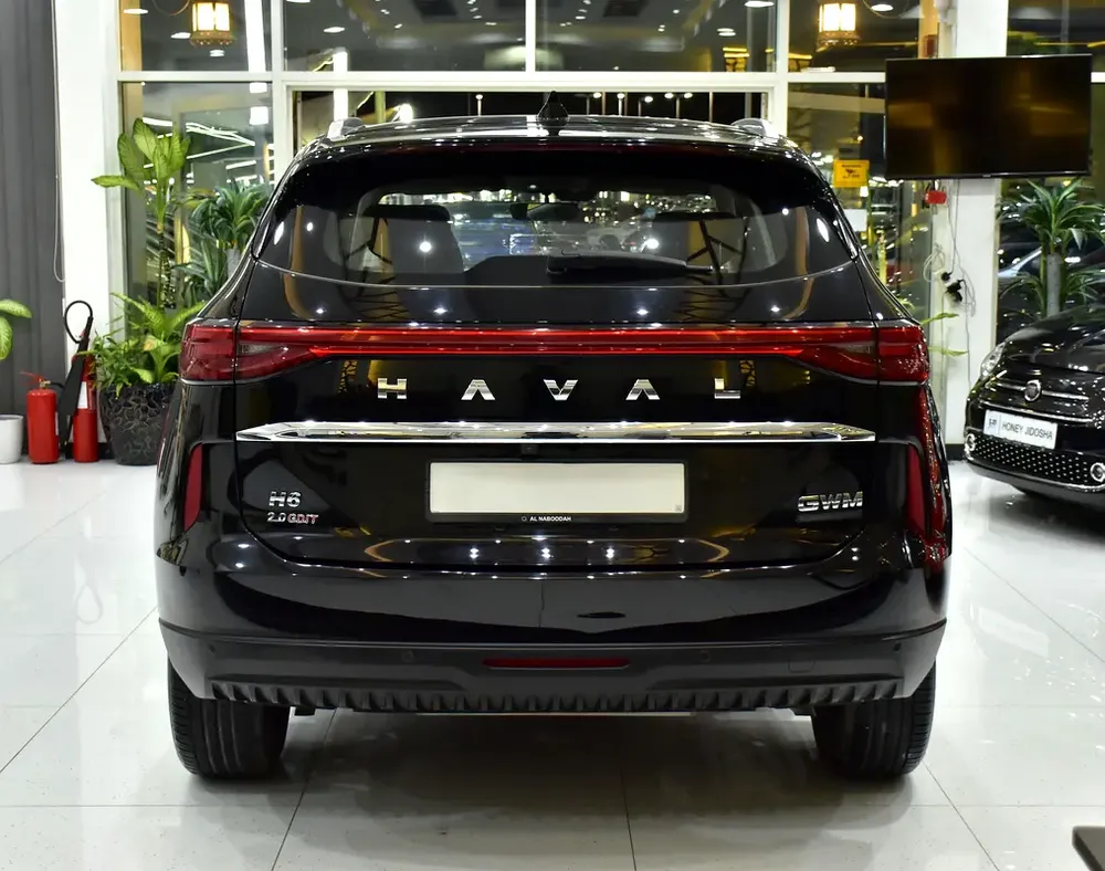 AED 753 EMi for 5Yrs | Haval H6 2.0 GDiT ( 2024 Model ) in Black Color GCC Specs - Image 5