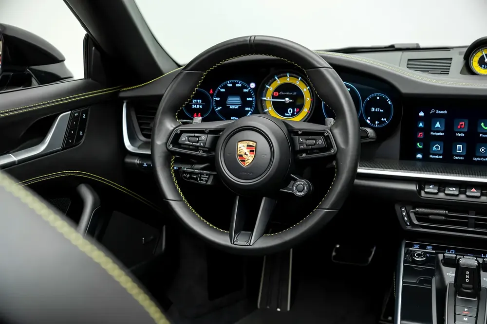 AL NABOODAH WARRANTY - 2023 PORSCHE 911 TURBO S CABRIOLET - SPORT EXHAUST PCCB - FRONT LIFT - Image 9