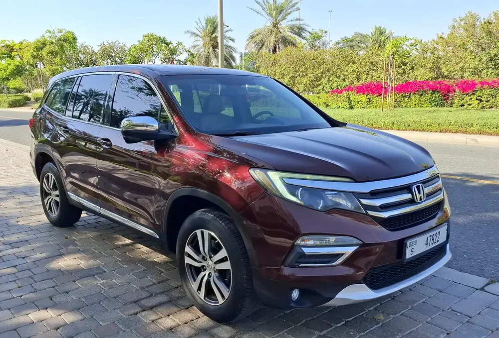 Honda Pilot EX-L 2017 - GCC Specs FULL HONDA SERVICE HISTORY- Well Maintained - Image 7