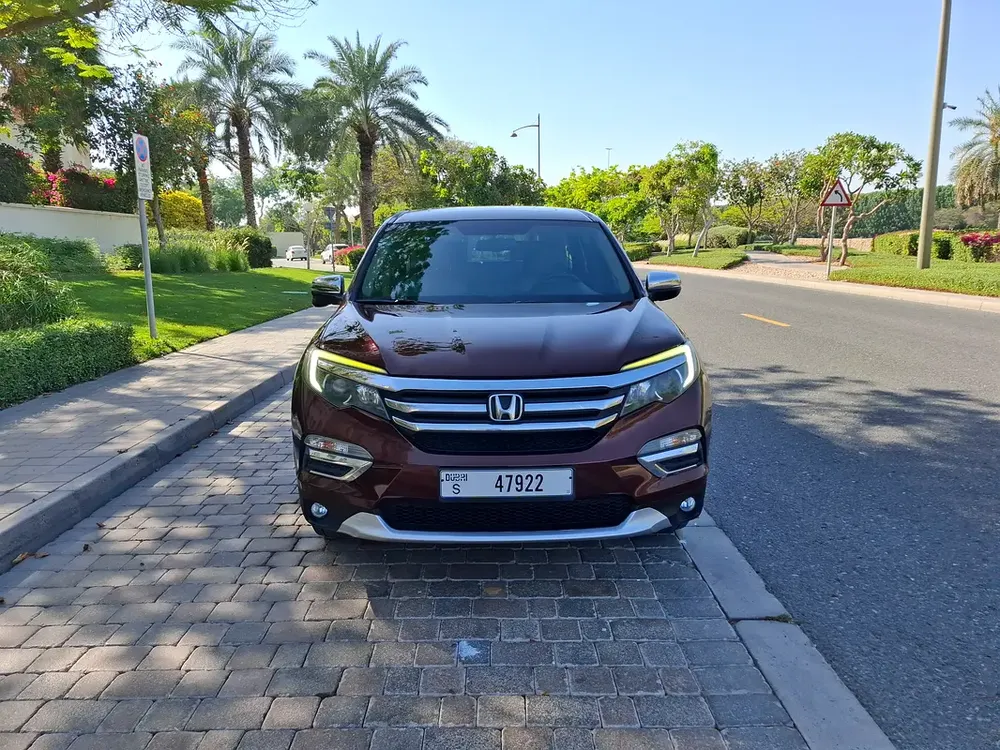 Honda Pilot EX-L 2017 - GCC Specs FULL HONDA SERVICE HISTORY- Well Maintained - Image 8