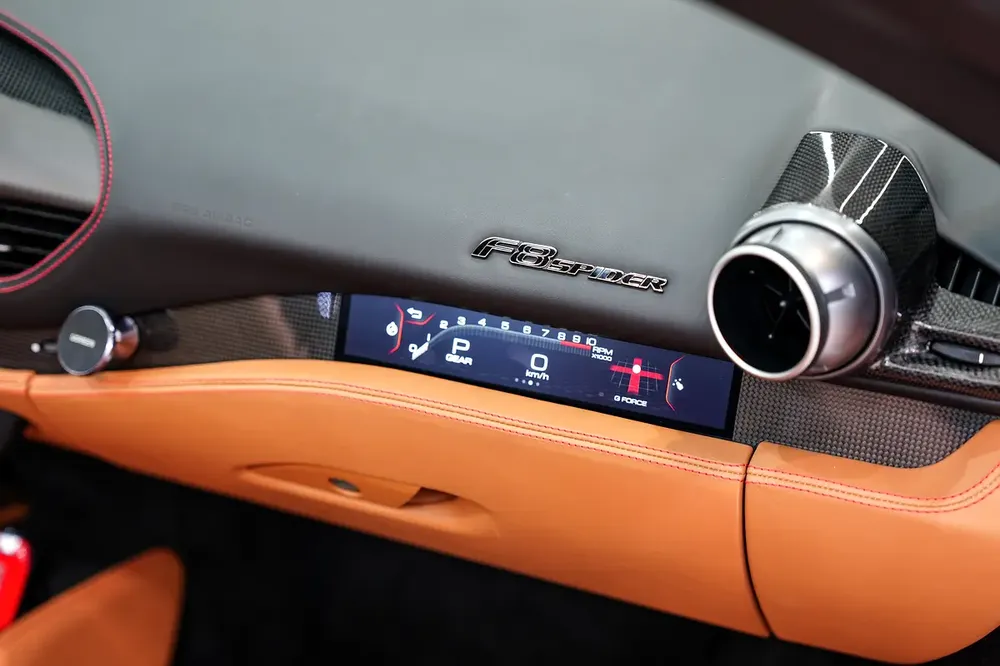2021 Ferrari F8 Spider, Passenger Display, Service Package Till 2028, GCC Spec!! - Image 5