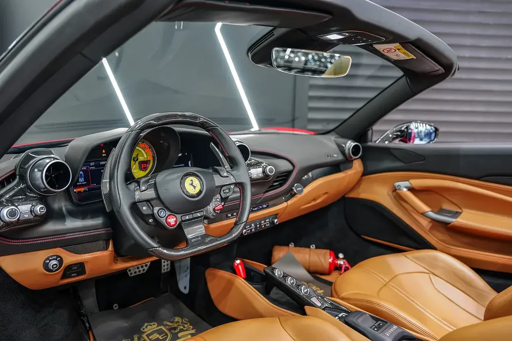 2021 Ferrari F8 Spider, Passenger Display, Service Package Till 2028, GCC Spec!! - Image 6