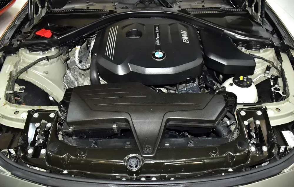 SERVICE HISTORY DATA AVAILABLE! BMW 318i ( 2016 Model ) in Brown Color GCC Specs - Image 16
