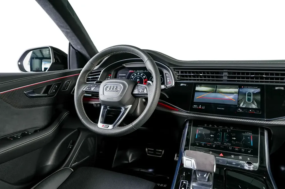 Audi RSQ8-23 Inch Multi spoke Diamond cut Rims-Super SUV-Daytona Grey-Carbon Fiber Trim - Image 12