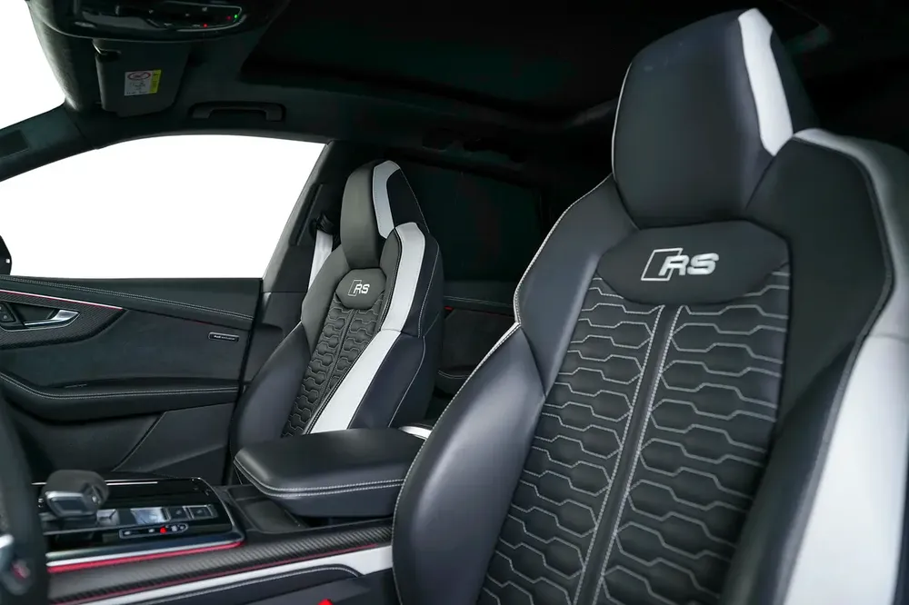 Audi RSQ8-23 Inch Multi spoke Diamond cut Rims-Super SUV-Daytona Grey-Carbon Fiber Trim - Image 17
