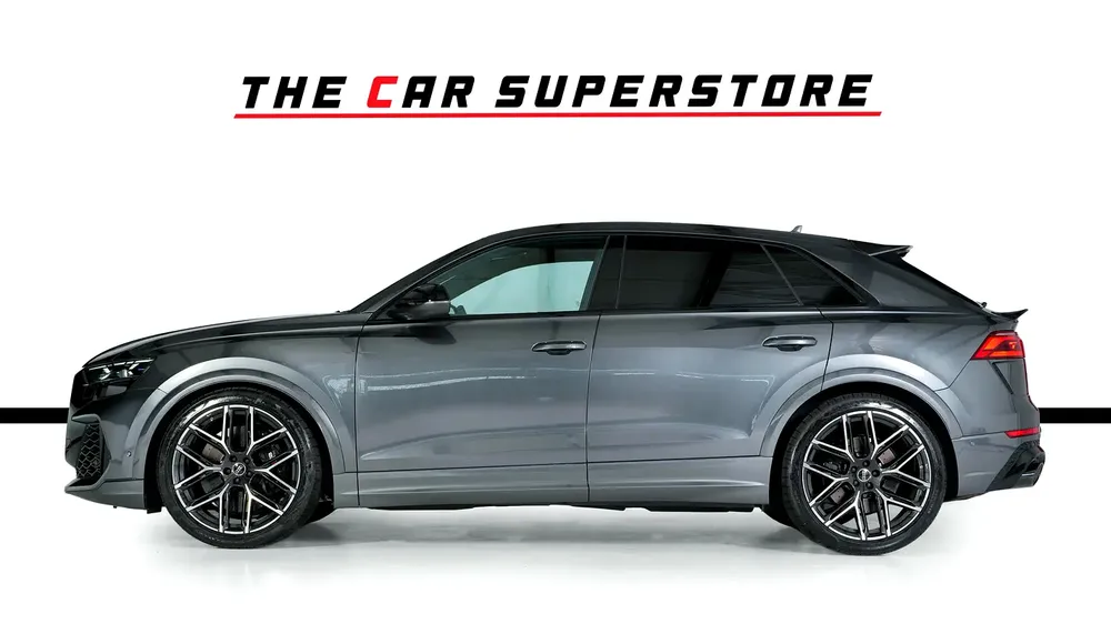 Audi RSQ8-23 Inch Multi spoke Diamond cut Rims-Super SUV-Daytona Grey-Carbon Fiber Trim - Image 5