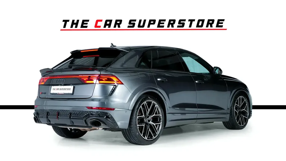 Audi RSQ8-23 Inch Multi spoke Diamond cut Rims-Super SUV-Daytona Grey-Carbon Fiber Trim - Image 8
