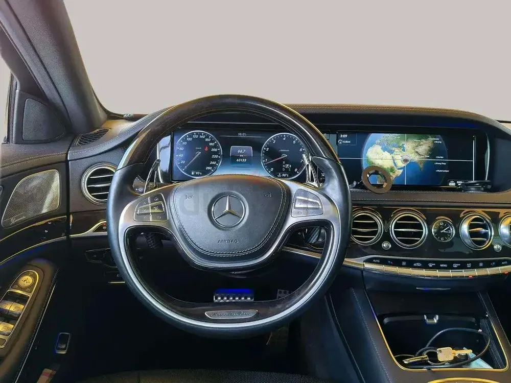 AED 7538/month | 2015 Mercedes-Benz S-Class S 550 | Japanese Specs | Ref#459570 - Image 10