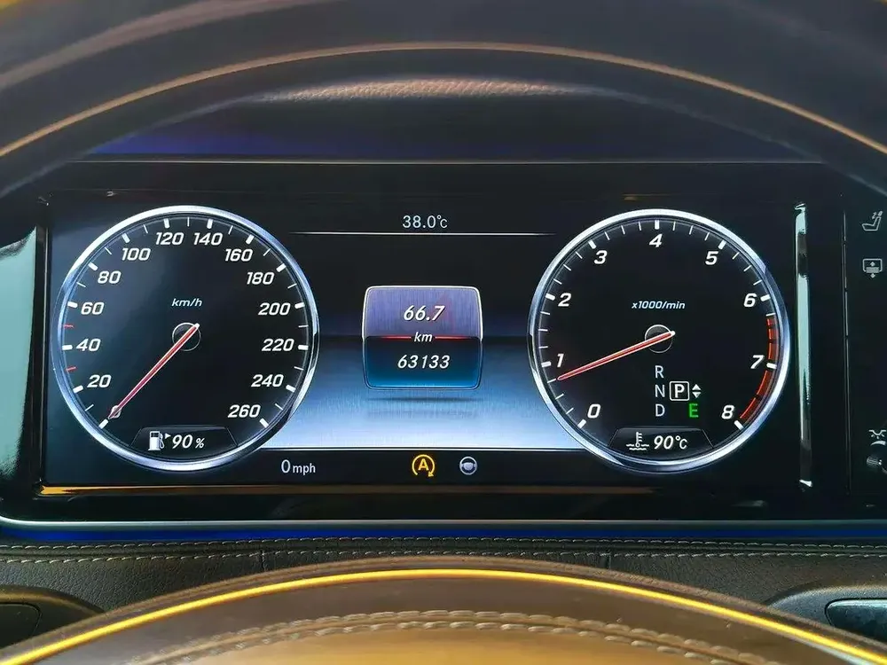 AED 7538/month | 2015 Mercedes-Benz S-Class S 550 | Japanese Specs | Ref#459570 - Image 16