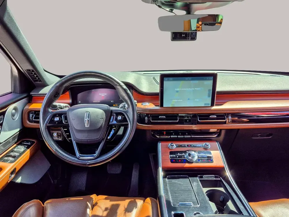 AED 1900/month | 2021 Lincoln Aviator  | GCC Specs | Ref#458919 - Image 9