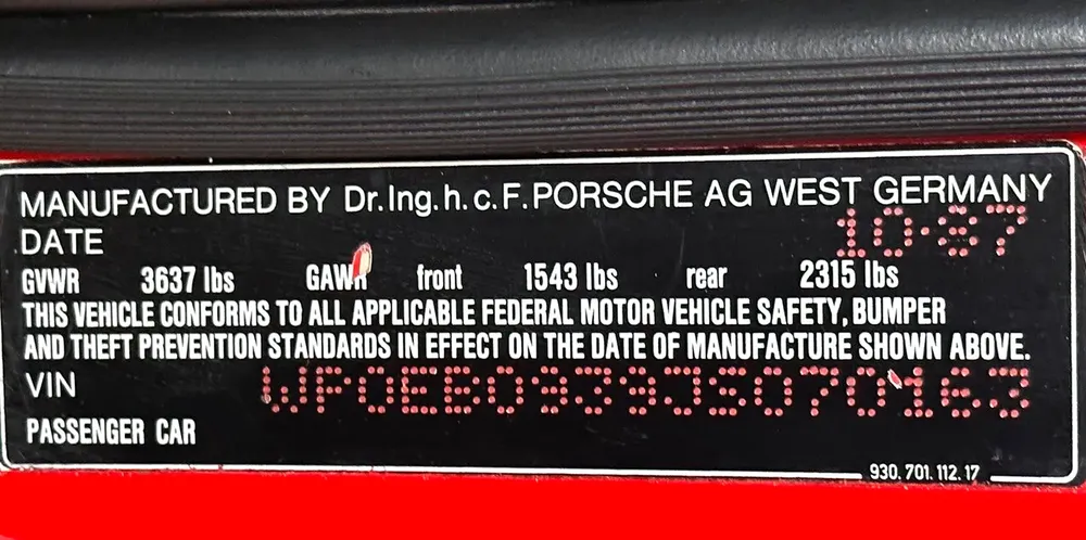 1988 Classical Porsche 911 Turbo - Image 17