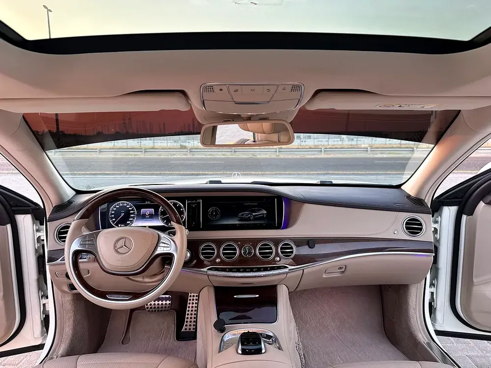 Mercedes S500 2015 GCC first owner original paint full option vip 6 buttons super clean car - Image 20