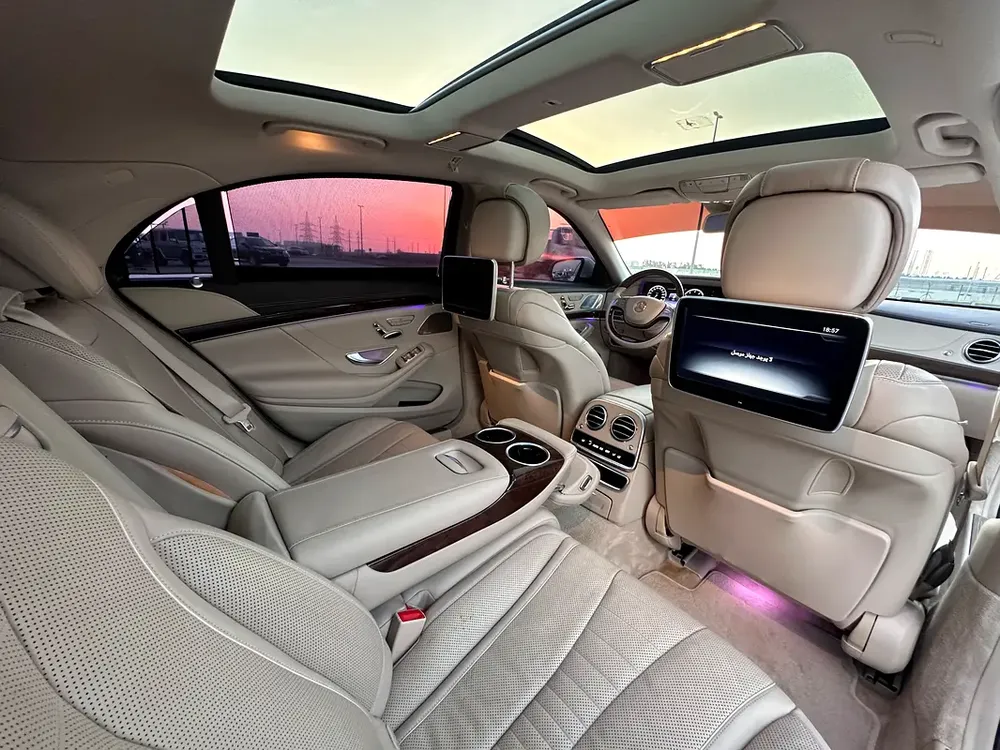 Mercedes S500 2015 GCC first owner original paint full option vip 6 buttons super clean car - Image 5