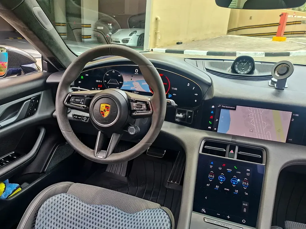 AED 5850/month | 2021 Porsche Taycan  | GCC Specs | Ref#459144 - Image 10