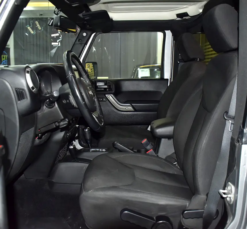 EXCELLENT DEAL for our Jeep Wrangler Sport ( 2016 Model ) in Silver Color GCC Specs - Image 10