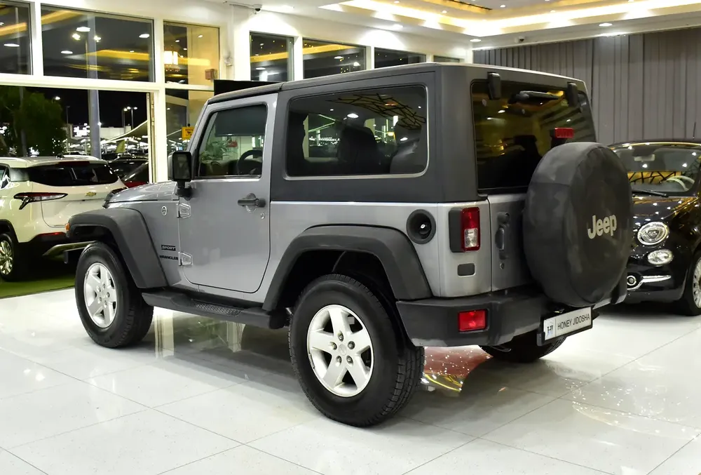 EXCELLENT DEAL for our Jeep Wrangler Sport ( 2016 Model ) in Silver Color GCC Specs - Image 7