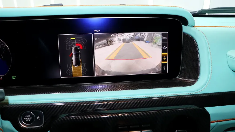 MERCEDES BENZ G550 | 2021 BRABUS KIT | NARDO GREY EXTERIOR | TIFFANY BLUE INTERIOR - Image 11