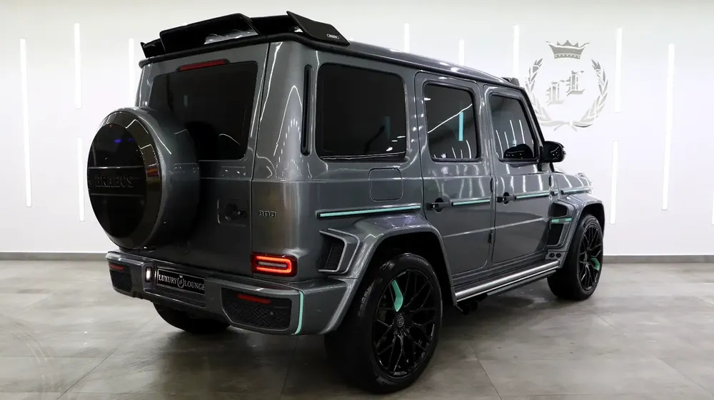 MERCEDES BENZ G550 | 2021 BRABUS KIT | NARDO GREY EXTERIOR | TIFFANY BLUE INTERIOR - Image 16
