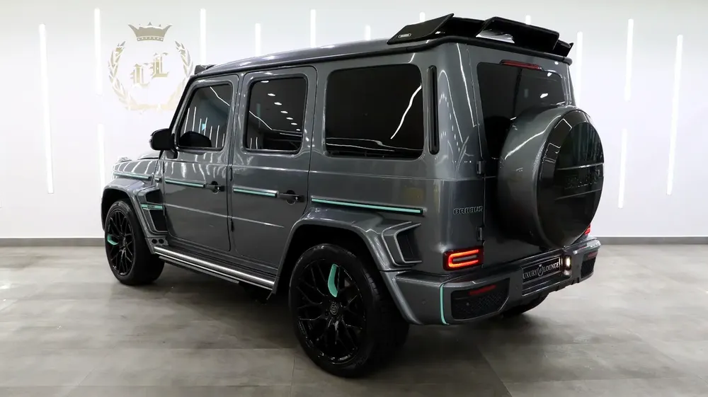 MERCEDES BENZ G550 | 2021 BRABUS KIT | NARDO GREY EXTERIOR | TIFFANY BLUE INTERIOR - Image 18