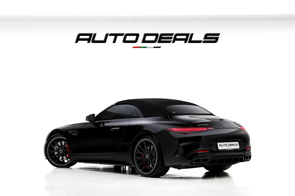 2022 Mercedes Benz SL 55 AMG | GCC Specs | Under Warranty | Service Contract | Low Mileage | 4.0L V8 - Image 4
