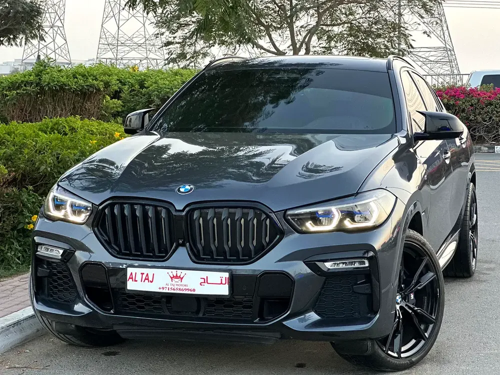 BMW X6 M50i V8 2022 GCC UNDER WARRANTY WITH CONTRACT SERVICE FULL SERVICE HISTORY - Image 4