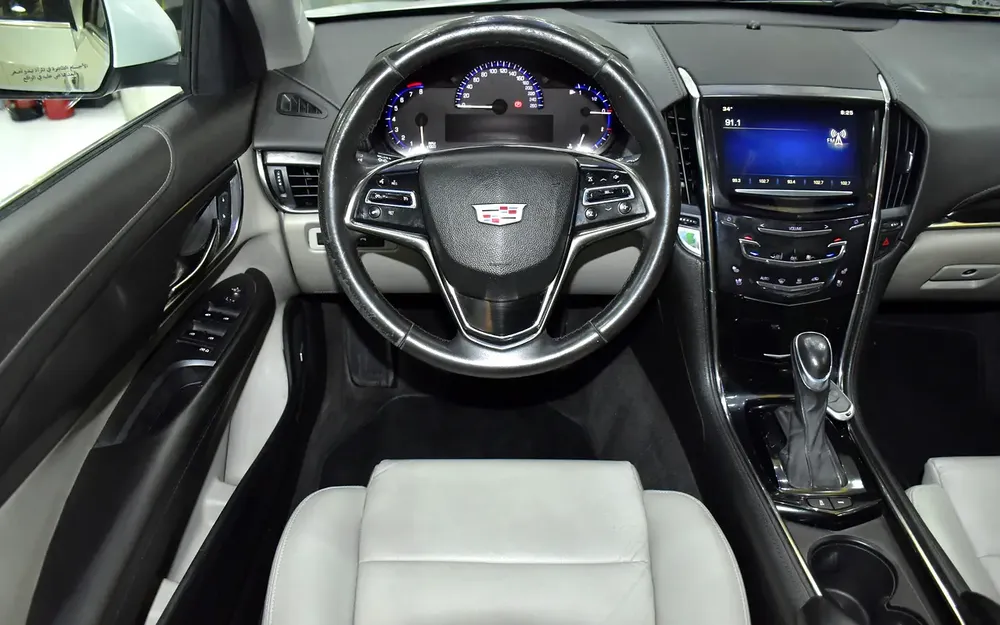 EXCELLENT DEAL for our Cadillac ATS ( 2015 Model ) in White Color GCC Specs - Image 12