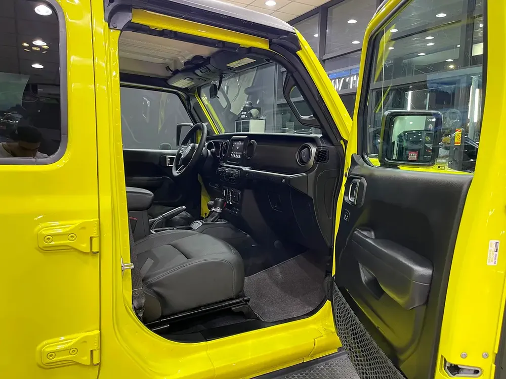 JEEP WRANGLER SPORT S 2023 MODEL IN AMAZING CONDITION BRIGHT YELLOW FACTORY PAINT - Image 13