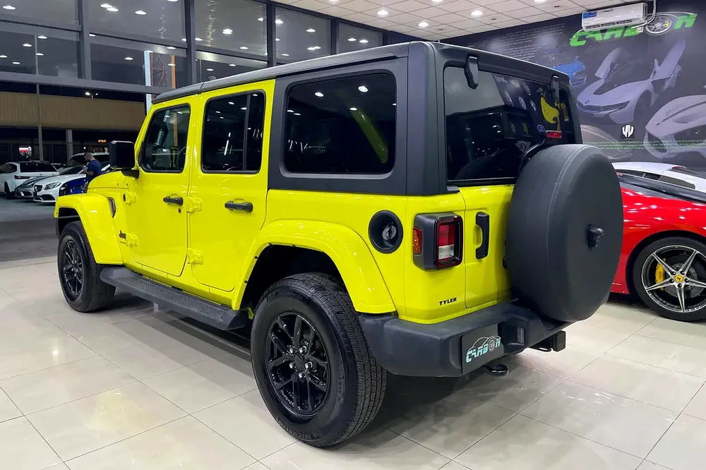 JEEP WRANGLER SPORT S 2023 MODEL IN AMAZING CONDITION BRIGHT YELLOW FACTORY PAINT - Image 7