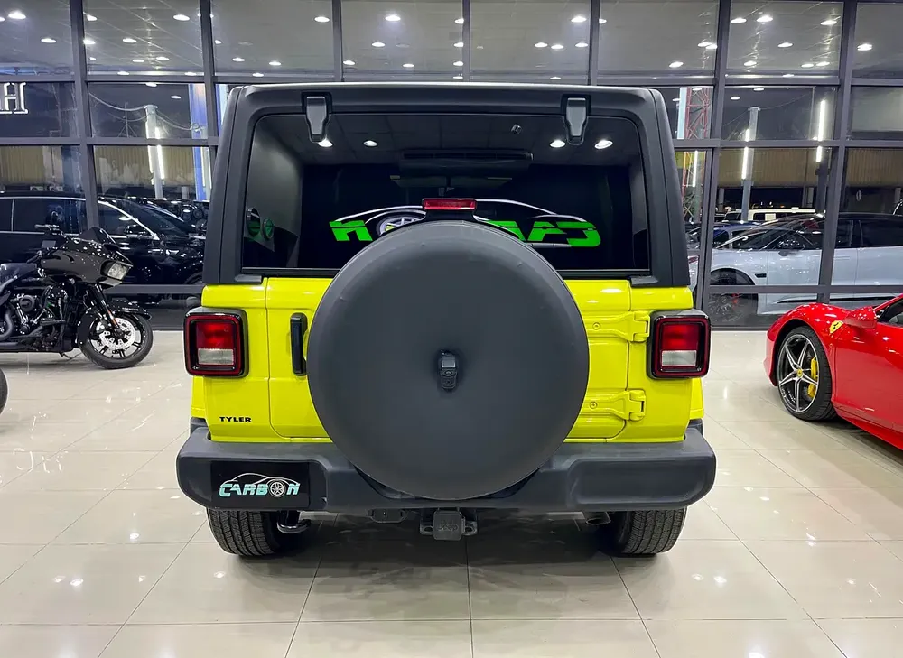 JEEP WRANGLER SPORT S 2023 MODEL IN AMAZING CONDITION BRIGHT YELLOW FACTORY PAINT - Image 9