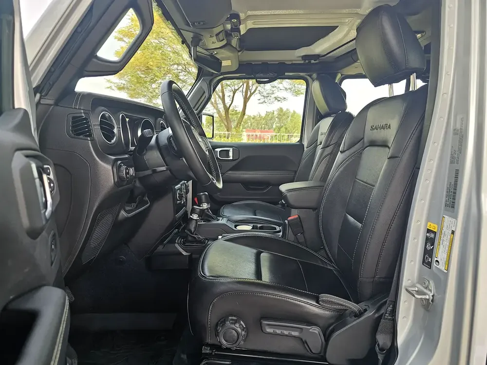 GCC 2022 Jeep Wrangler Sahara Unlimited Plus - Pristine Condition - Image 7