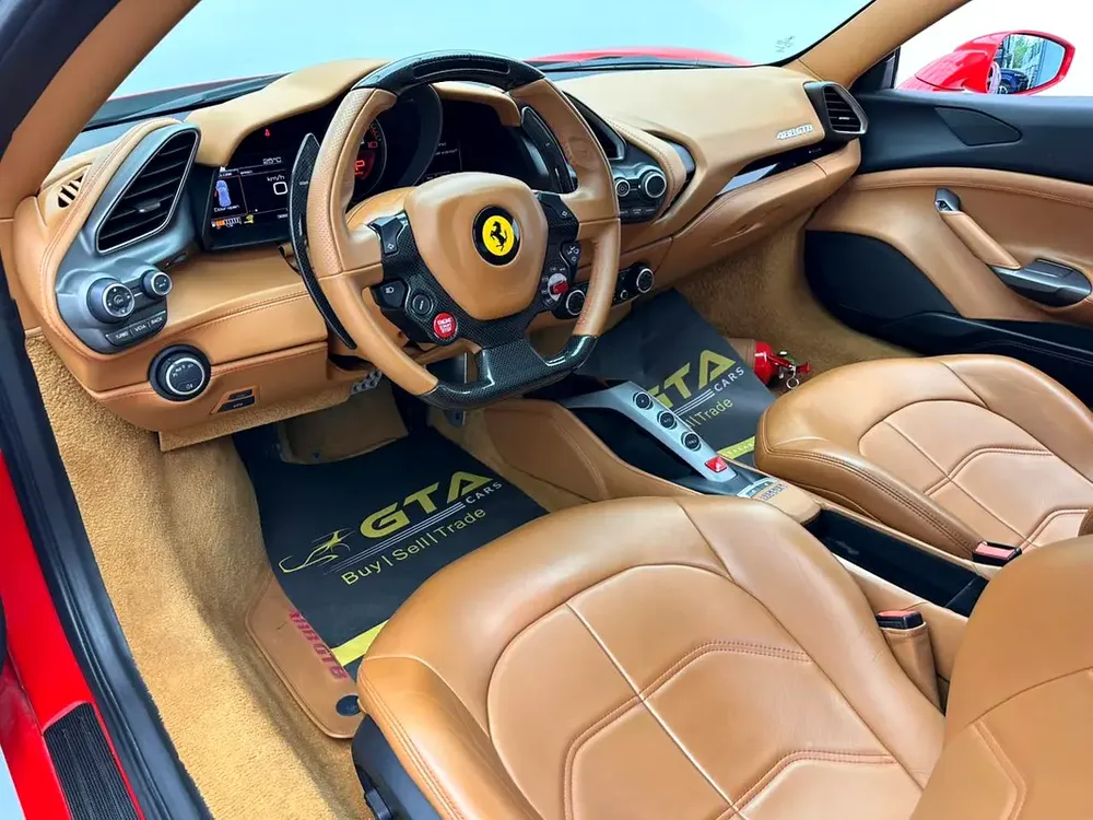 2017 Ferrari 488 GTB, 07/2026 Ferrari Warranty, Ferrari Full Service History, GCC - Image 8