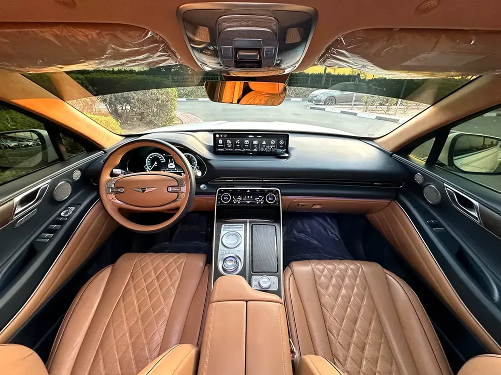 GENESIS GV80 ROYAL 2022 GCC UNDER WARRANTY FULL SERVICE HISTORY NO ACCIDENTS - Image 9