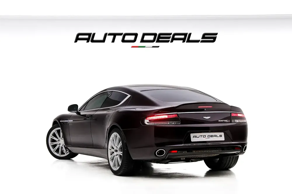 2014 Aston Martin Rapide S | GCC Specs | Very Low Mileage | Full option | 5.9L V12 - Image 4