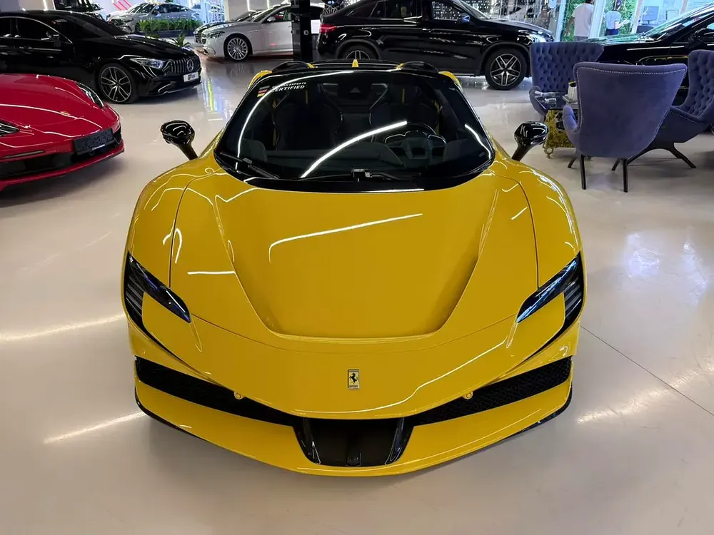 2023 SF90 Spider  Assetto Fiorano - GCC - 3800KM ONLY - Ferrari Warranty and Service contract 2030 - Image 4