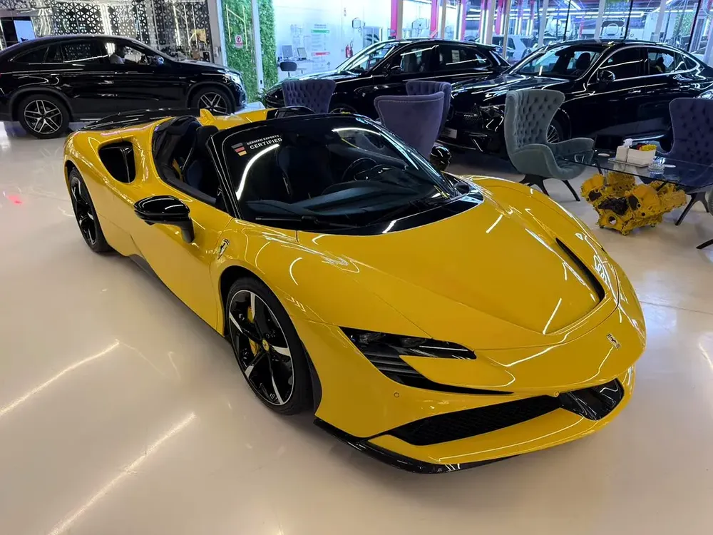 2023 SF90 Spider  Assetto Fiorano - GCC - 3800KM ONLY - Ferrari Warranty and Service contract 2030 - Image 6