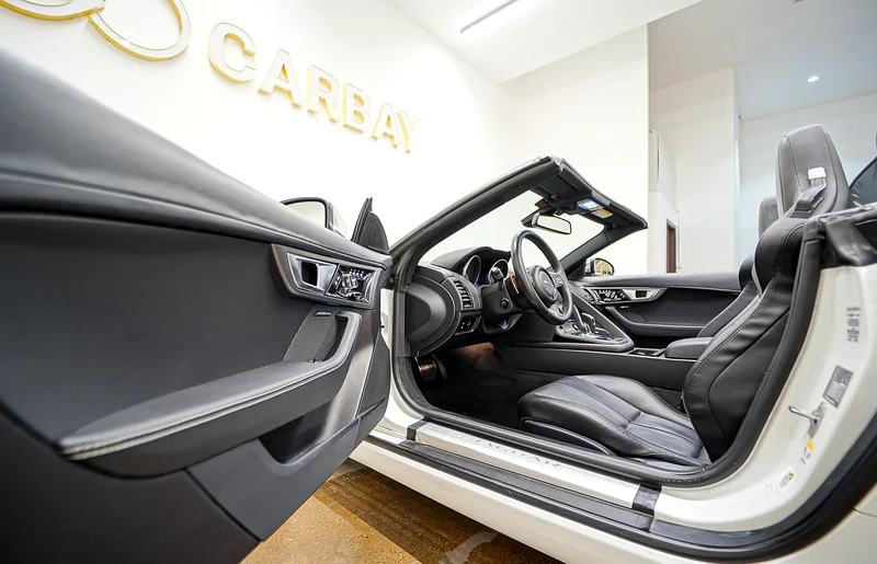 AED 1841 PM | JAGUAR F TYPE S CONVERTIBLE 2015 | PRISTINE CONDITION | 1 YEAR WARRANTY | GCC - Image 10